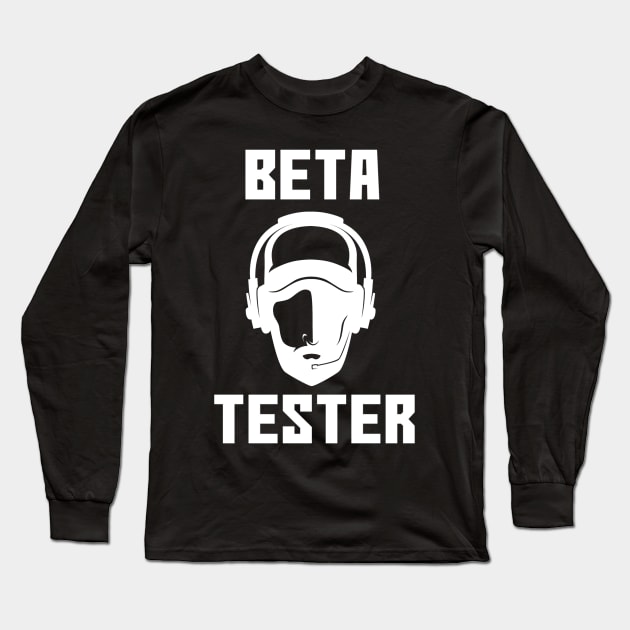 Beta Tester Long Sleeve T-Shirt by FungibleDesign